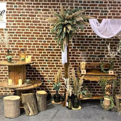 Deco photobooth mariage nature champetre