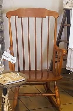 Fauteuil rocking chair vintage