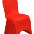Housse de chaise en lycra rouge nse location 1