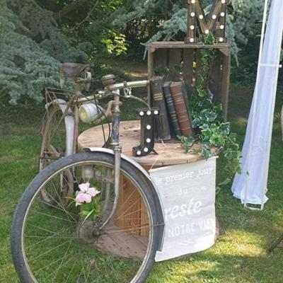 Location vieux velo mariage vintage dunkerque