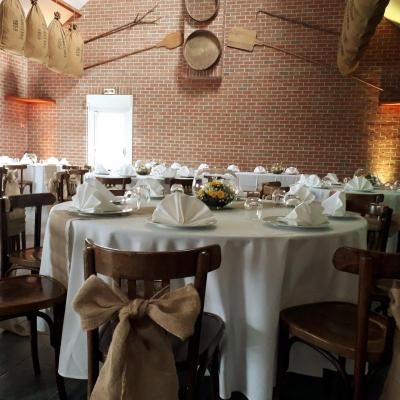 Noeuds en jute deco mariage champetre