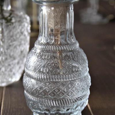 Petit vase mariage vintage 7 5x13cm