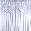 Rideau satin blanc nse location