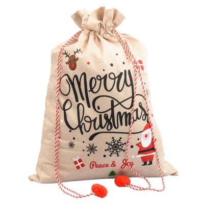 Sac hotte a cadeaux merry christmas noel dunkerque