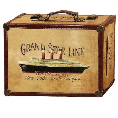 Valise grand star line transatlantic deco mariage voyage